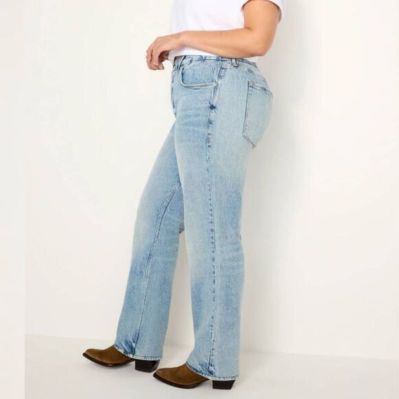 Good American 90s Mom Jeans Distressed High Rise Size 6/28 - Picture 2 of 13